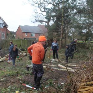 Walton Coppice working party